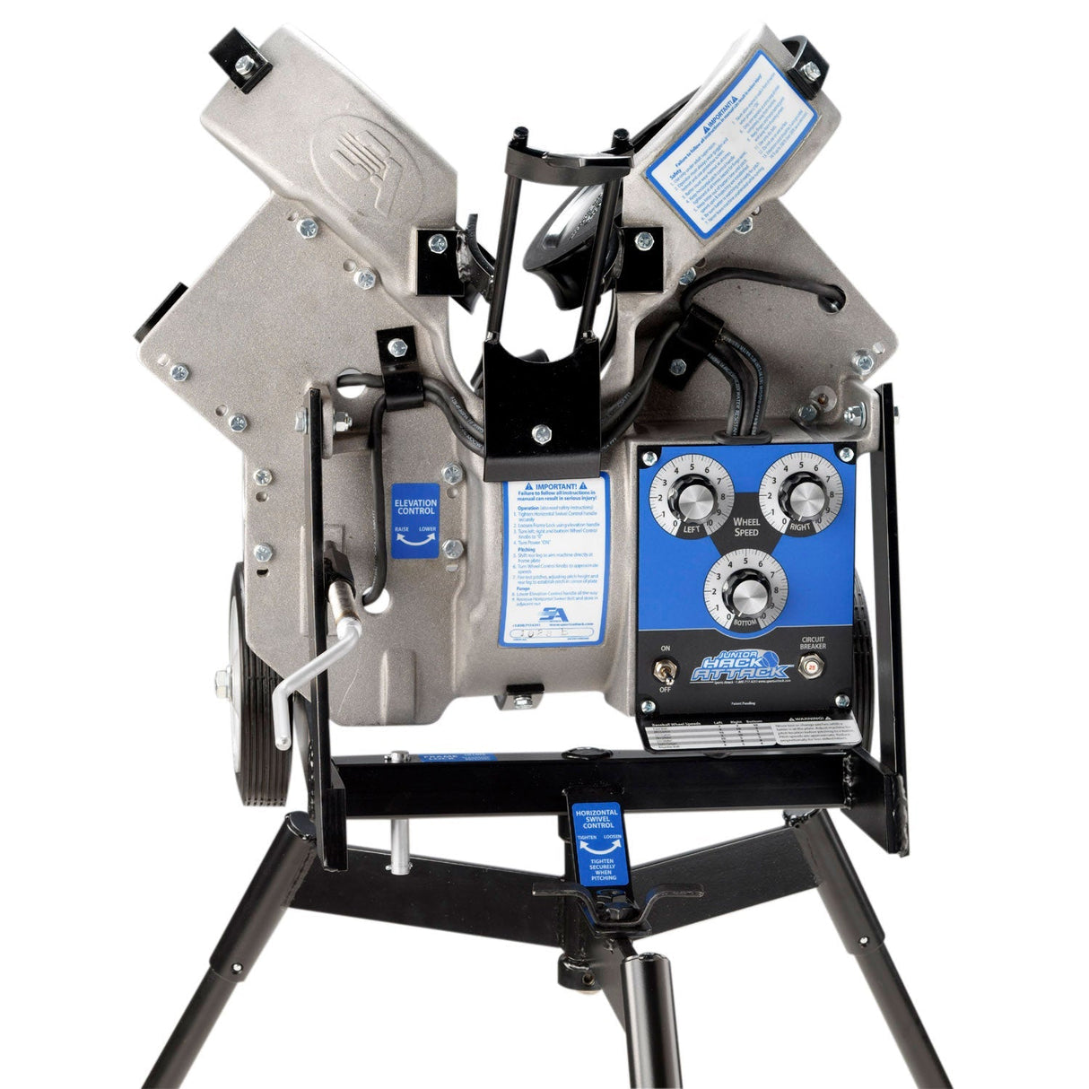 Sports Attack Junior Hack Attack Baseball Pitching Machine w/Extended Legs