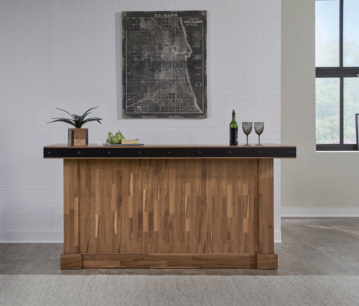 American Heritage Billiards Knoxville Home Bar (Acacia)