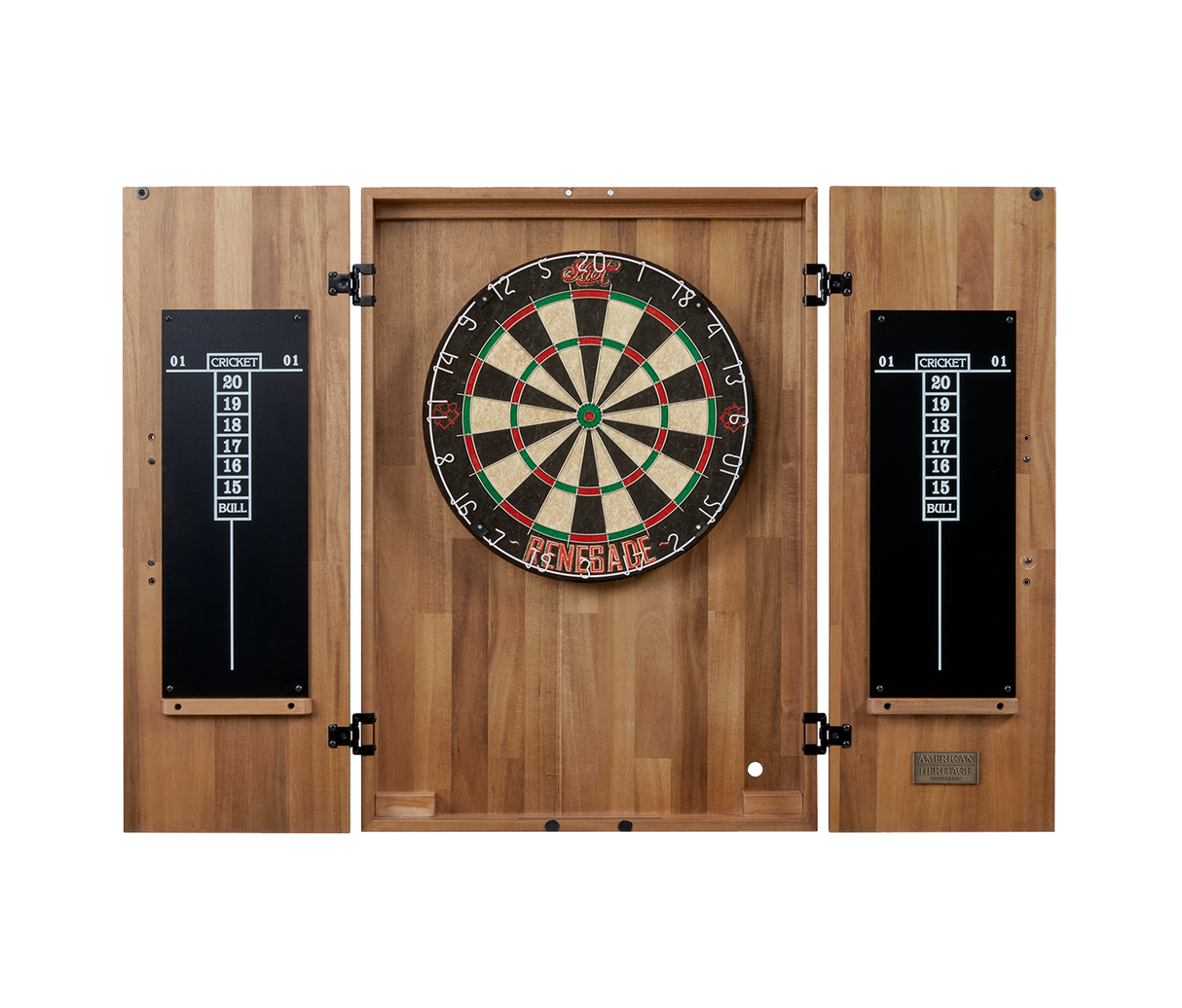 American Heritage Billiards Knoxville Dartboard Cabinet (Acacia)