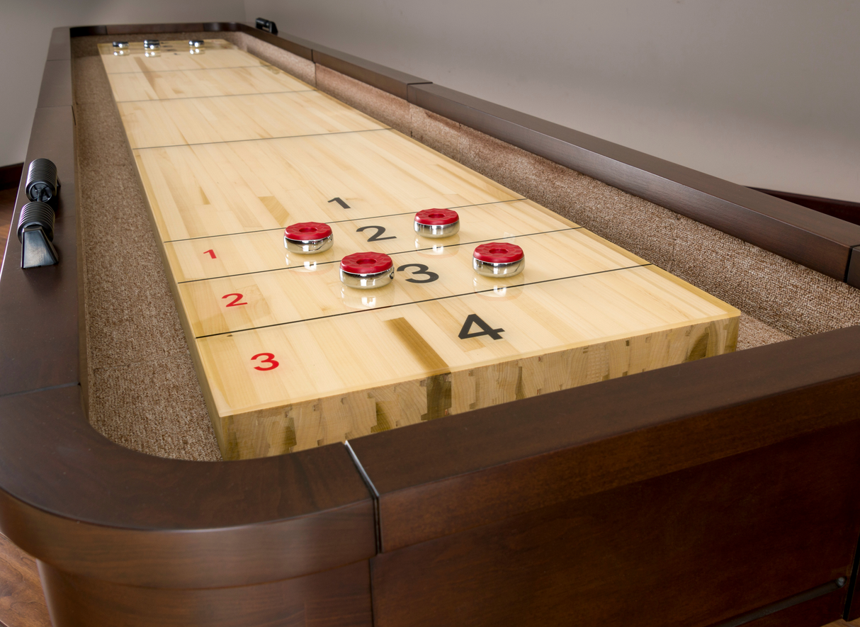 American Heritage Billiards Milan Shuffleboard Table (Navajo)