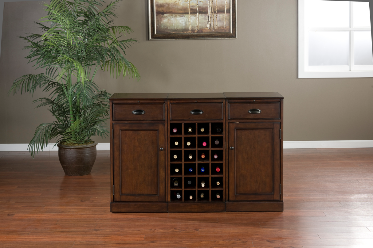 American Heritage Billiards Natalia Wine Cabinet (Navajo)