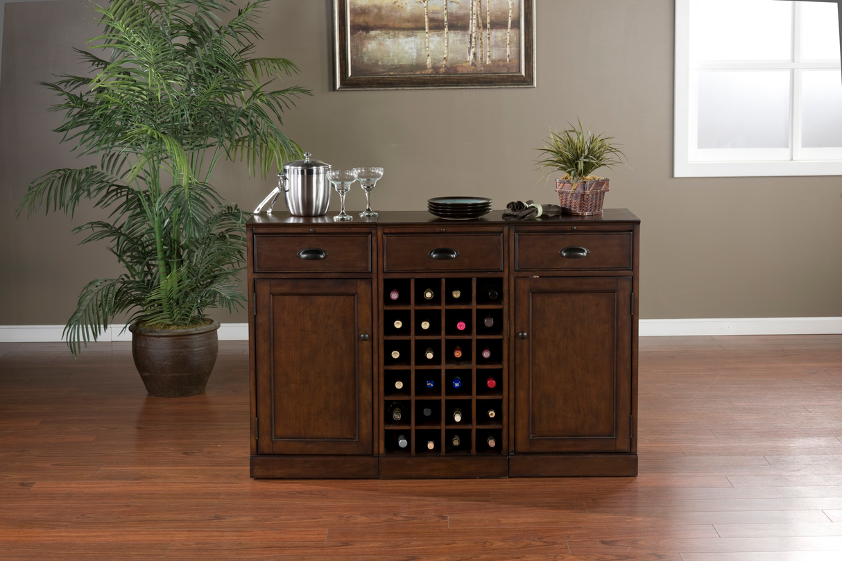 American Heritage Billiards Natalia Wine Cabinet (Navajo)