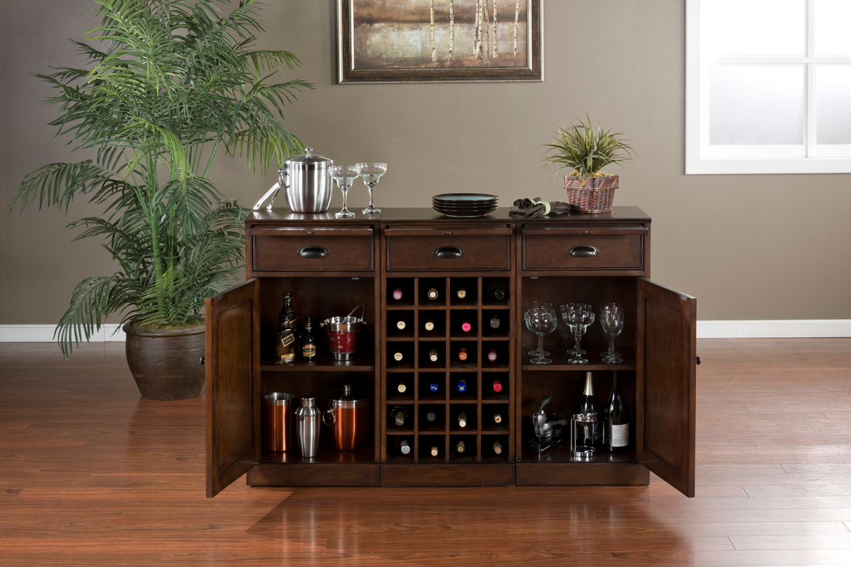 American Heritage Billiards Natalia Wine Cabinet (Navajo)