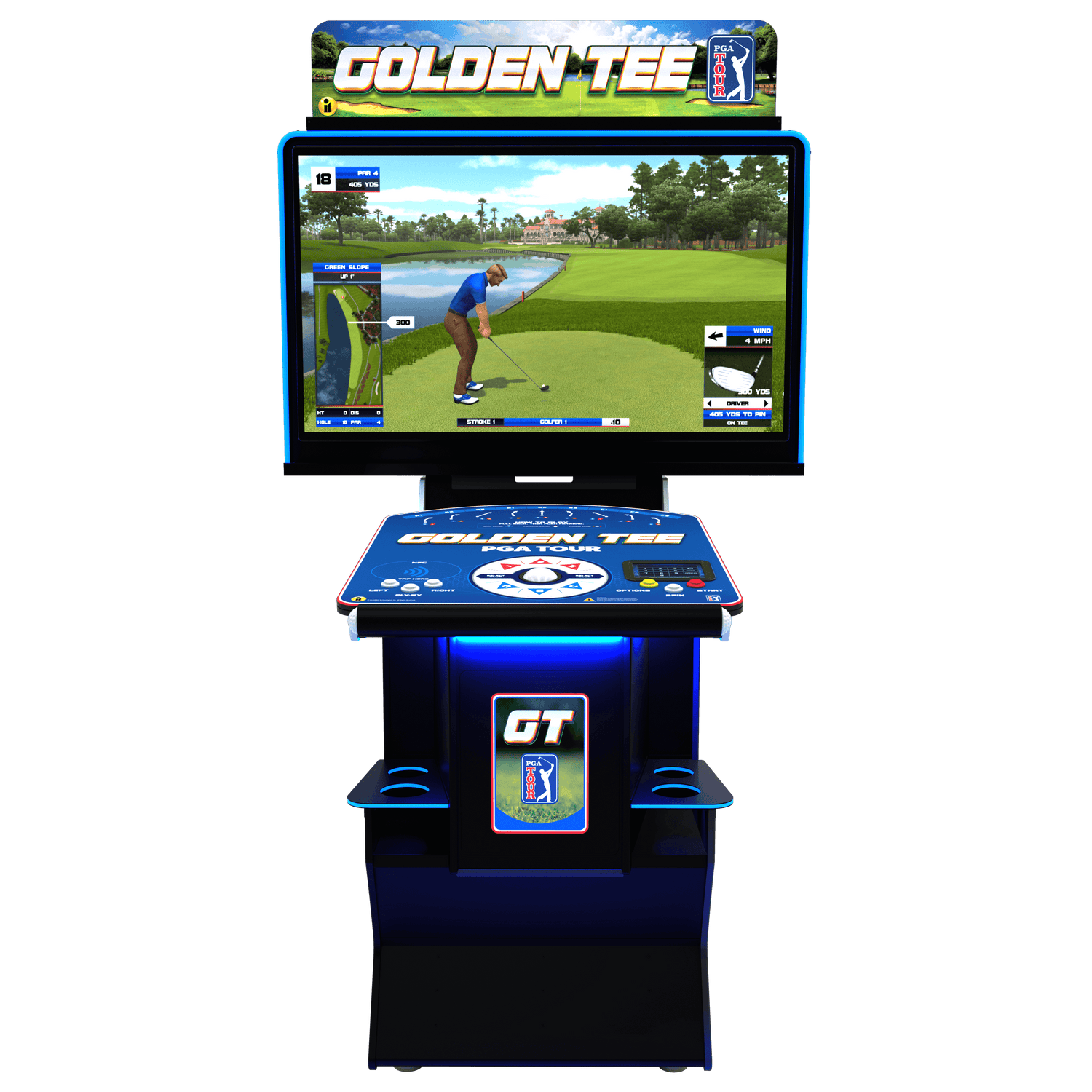 Incredible Technologies Golden Tee PGA TOUR Home Edition – Deluxe