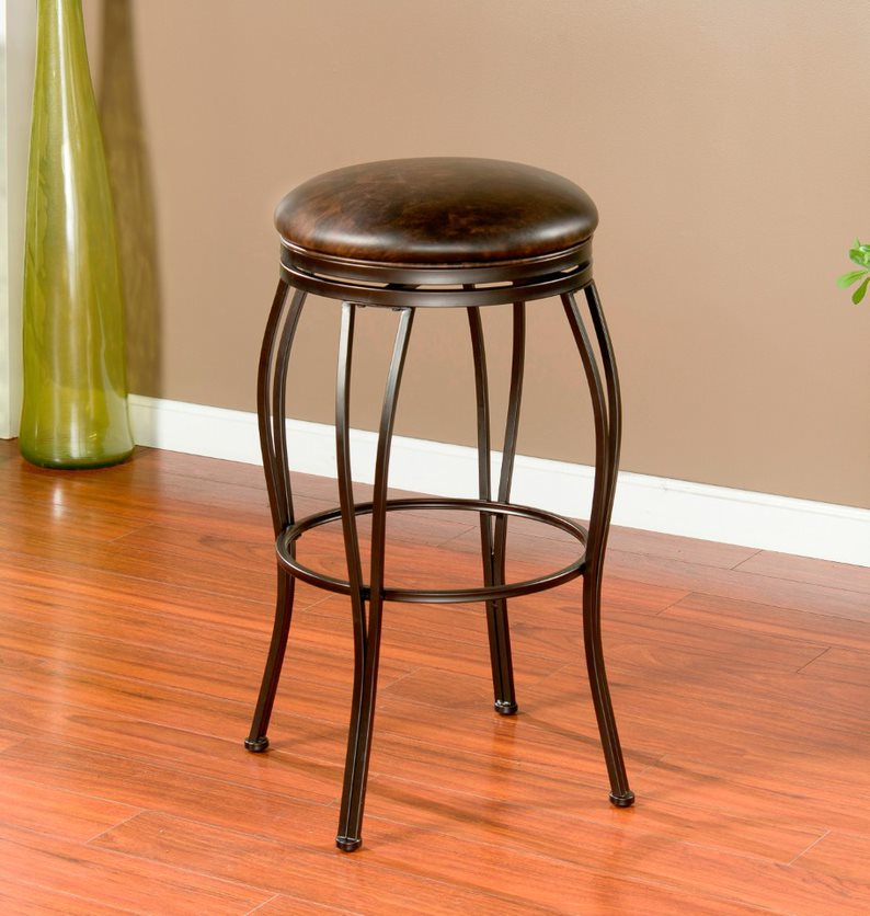 American Heritage Billiards Romano Dual Height Stool (Coco)