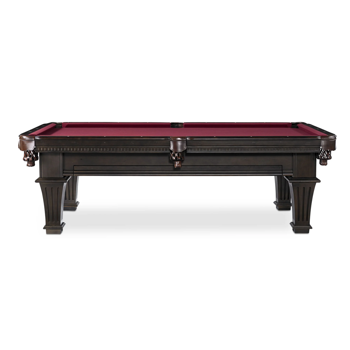 Plank & Hide Talbot Wood Pool Table with Drawer (Size 8') 87010-MOC with Free Accessory Kit