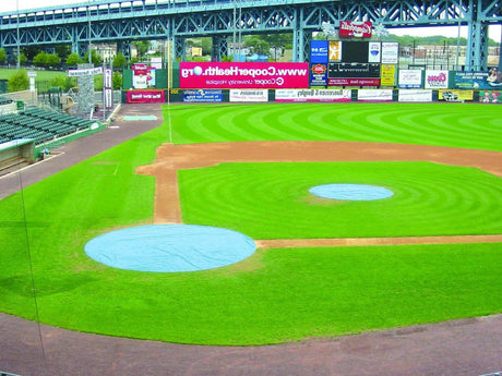 Trigon Sports BHVYCV20 20 ft. Round Field Saver Heavyweight Cover, 18 oz