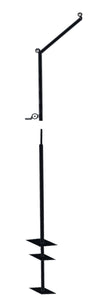 Trigon Sports Cantilever Batting Cage Pole with Winch & Ground Sleeve BCFRM