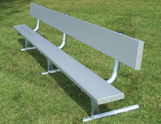 Trigon Sports PB08PB 8 ft. Portable Team Bench with Back