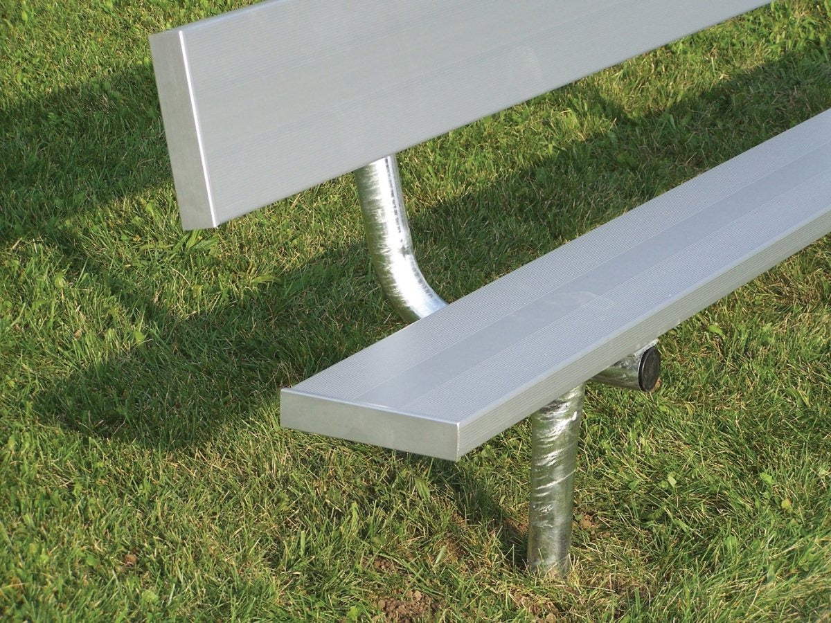 Trigon Sports PB15IGB 15 ft. Permanent Team Bench with Back