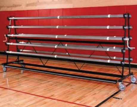 Trigon Sports Safety Mobile Storage Rack - 6 Rollers CVRACK6