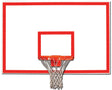 Trigon Sports Steel Rectangular Backboard w/ Target & Border BBSRTB