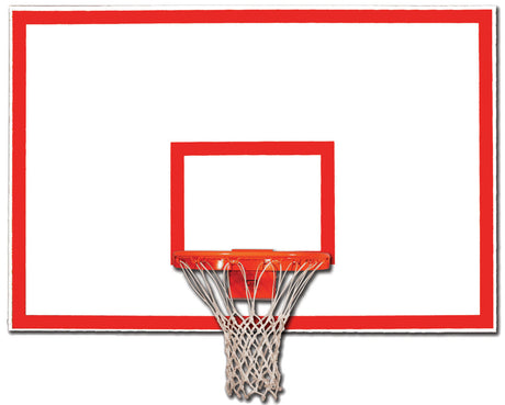 Trigon Sports Steel Rectangular Backboard w/ Target & Border BBSRTB