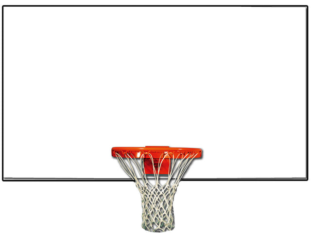Trigon Sports Steel Rectangular White Backboard BBSRW