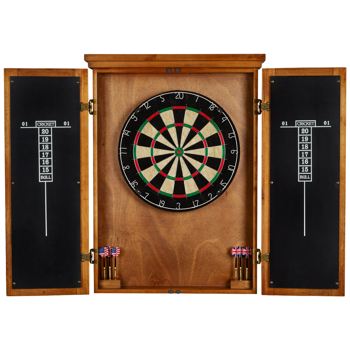 American Heritage Billiards Turnberry Dartboard Cabinet (Reclaimed Rustic)