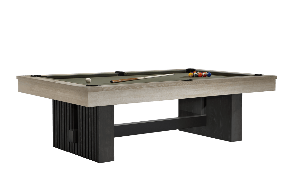 American Heritage Billiards Vancouver 8' Pool Table (Natural Ash & Black Ash)