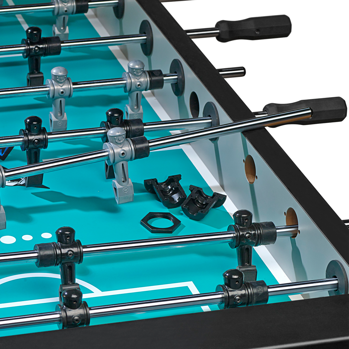 American Heritage Billiards Velocity 3-Goalie Foosball Table