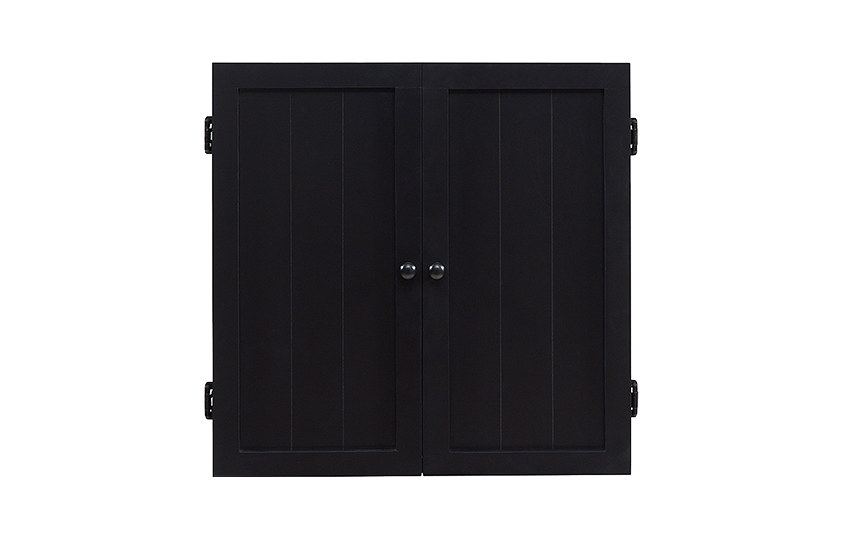 American Heritage Billiards Vienna Dartboard Cabinet (Black)