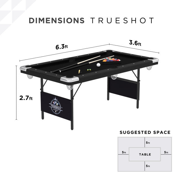 Fat Cat Trueshot 6' Folding Pool Table