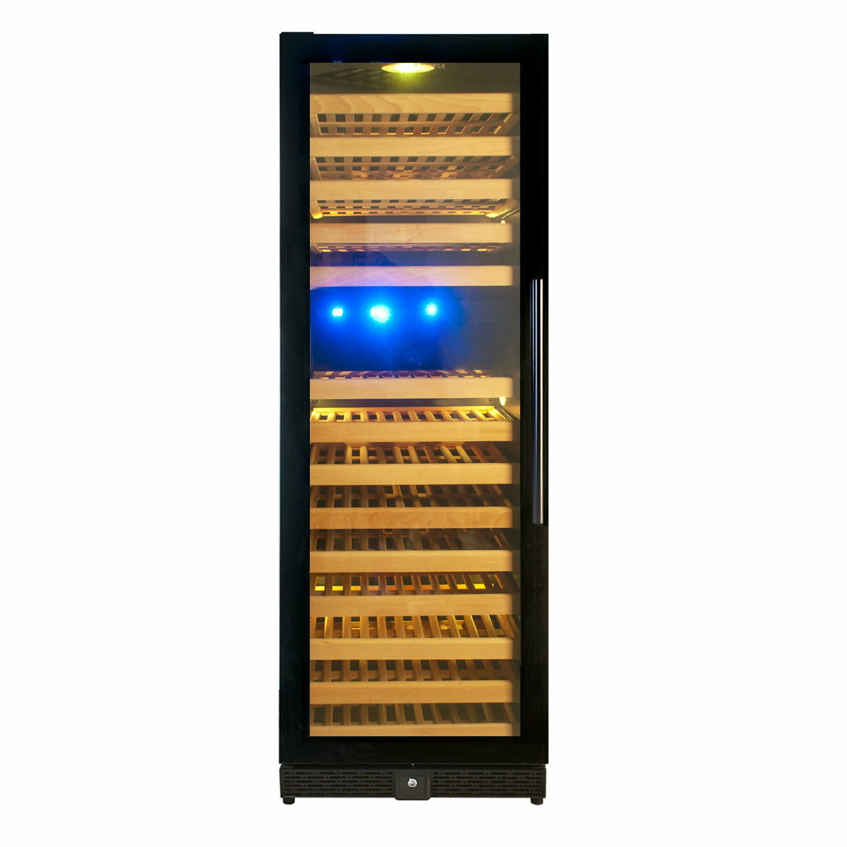Kings Bottle 164 Bottle Large Wine Refrigerator With Glass Door KBU170DX