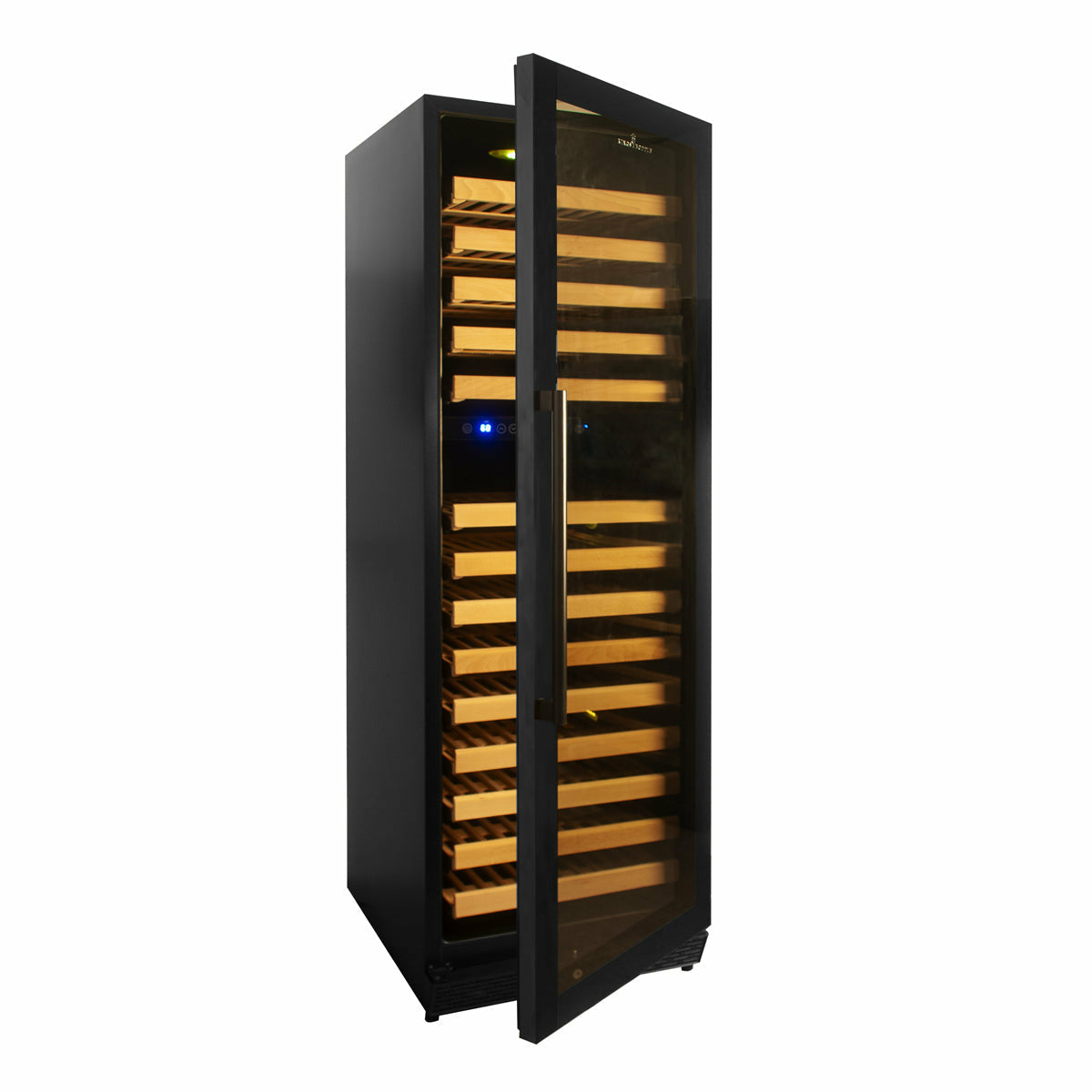 Kings Bottle 164 Bottle Large Wine Refrigerator With Glass Door KBU170DX
