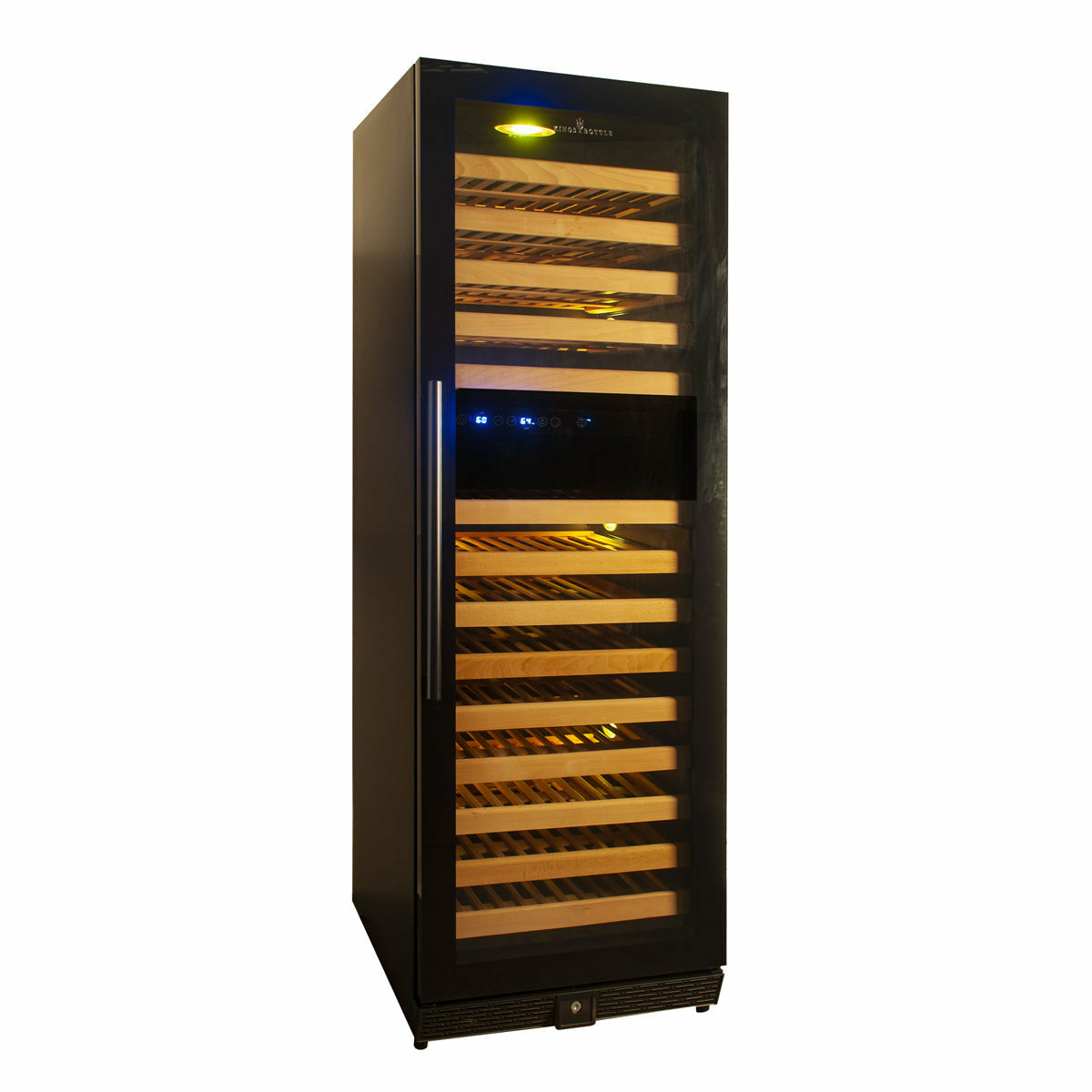 Kings Bottle 164 Bottle Large Wine Refrigerator With Glass Door KBU170DX