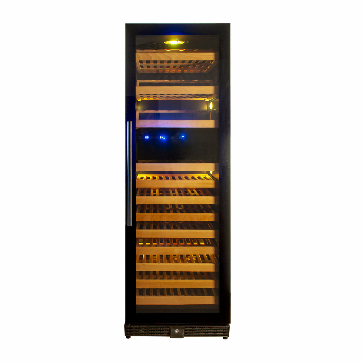 Kings Bottle 164 Bottle Large Wine Refrigerator With Glass Door KBU170DX