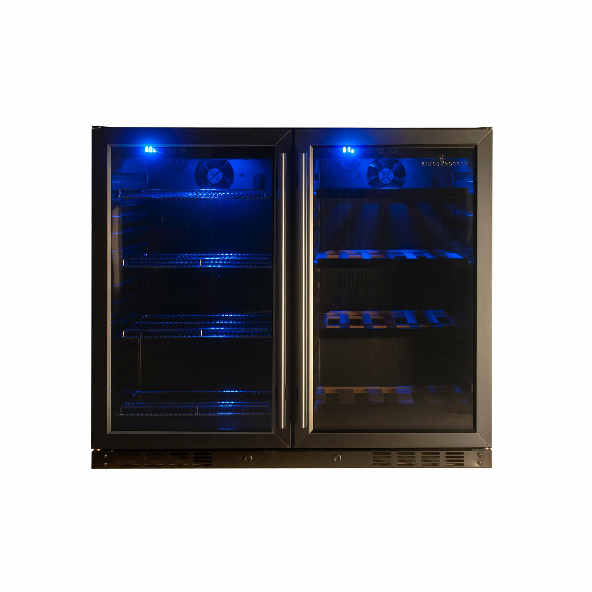 Kings Bottle 39'' Under Counter Wine And Beer Fridge Combo KBU28LRX
