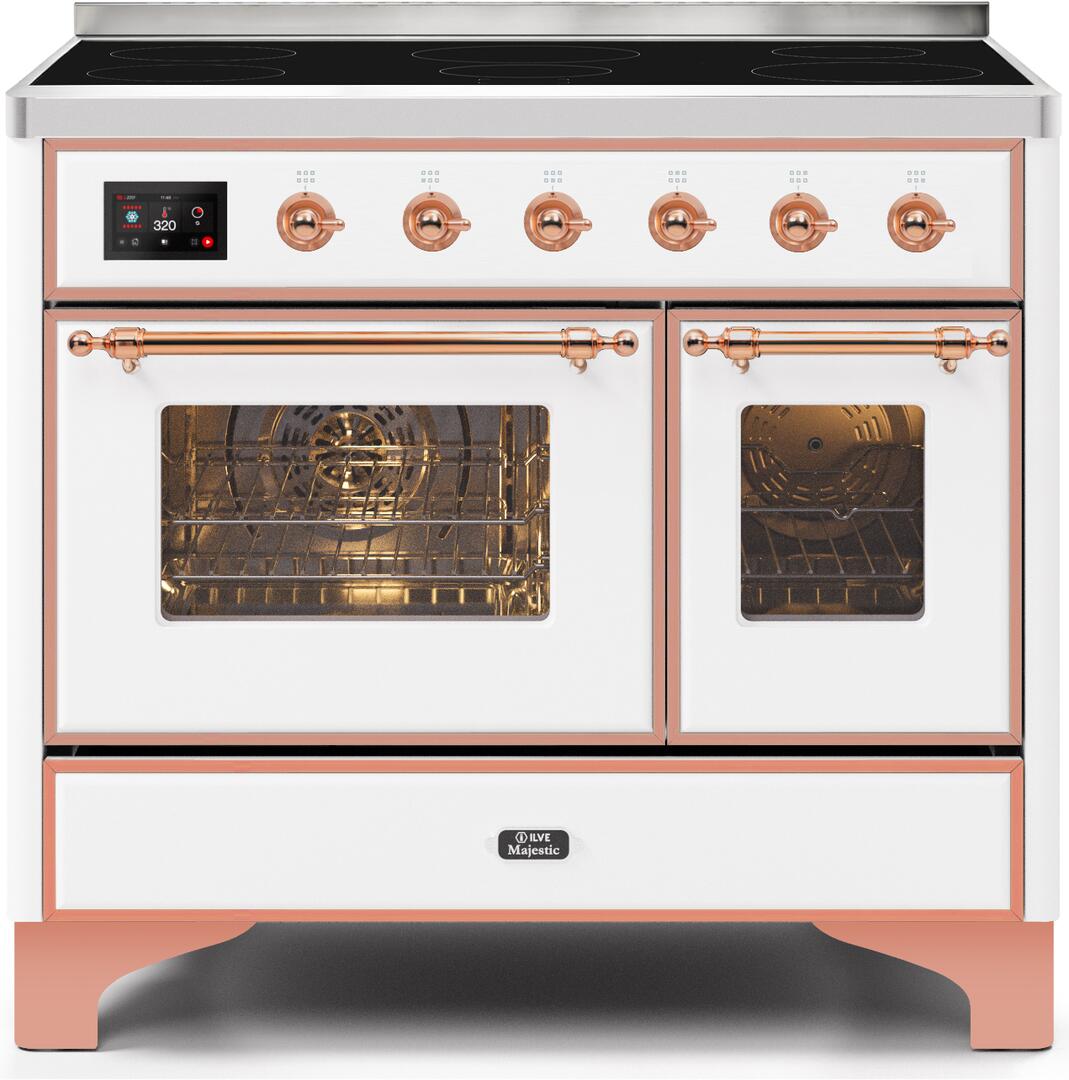 ILVE Majestic 40 Inch All Electric Range Induction UMDI10NS3WHP