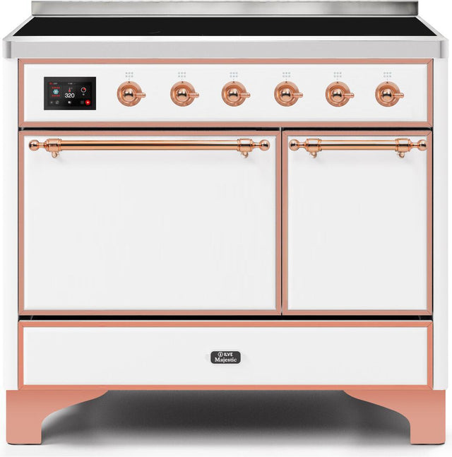 ILVE Majestic 40 Inch All Electric Range Induction UMDI10QNS3WHP
