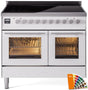 ILVE Professional Plus 40 Inch All Electric Range Induction UPDI406WMPRA