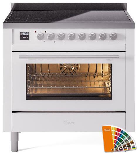 ILVE Professional Plus 36 Inch All Electric Range Induction UPI366WMPRA