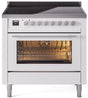 ILVE Professional Plus 36 Inch All Electric Range Induction UPI366WMPWH