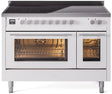 ILVE Professional Plus 48 Inch All Electric Range Induction UPI486WMPWH