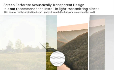 VIVIDSTORM White Cinema Perforated Slimline Motorized Tension Projector Screen