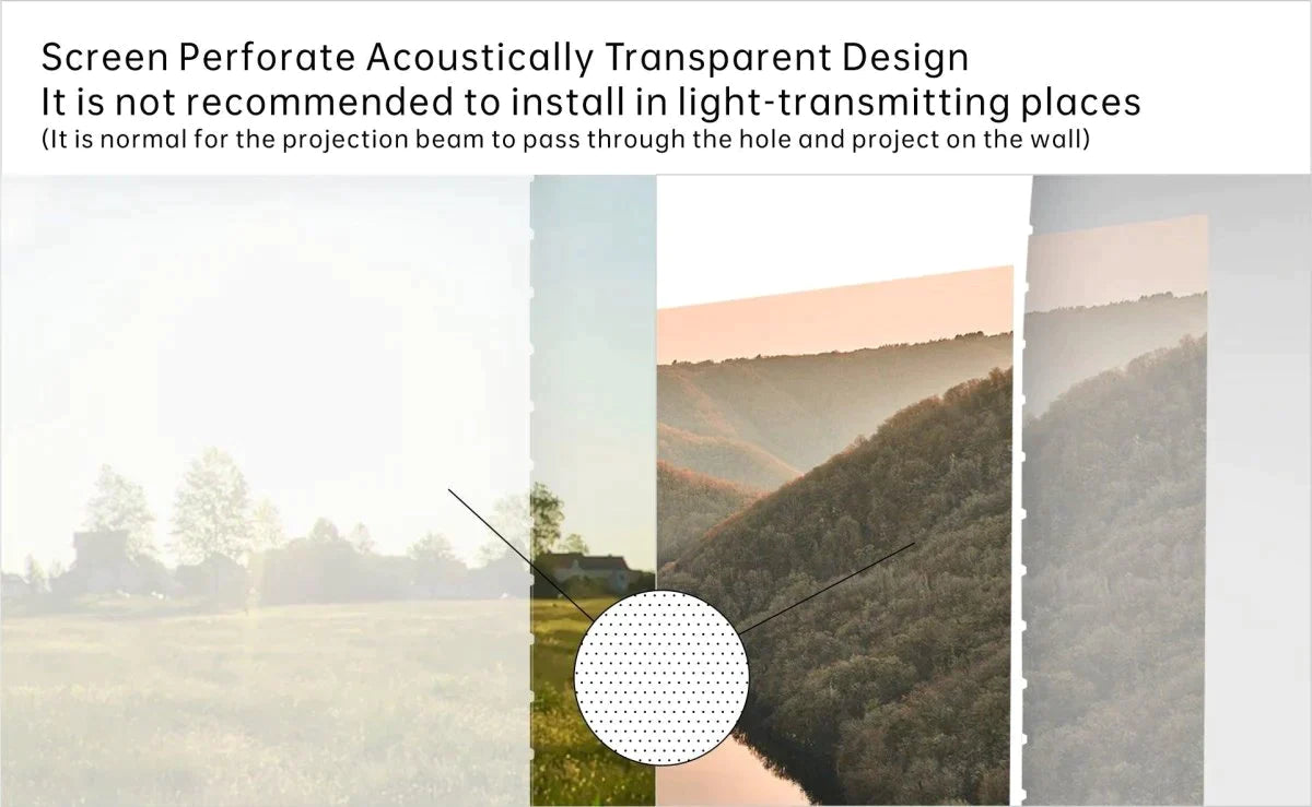 VIVIDSTORM S White Cinema Perforated Screen