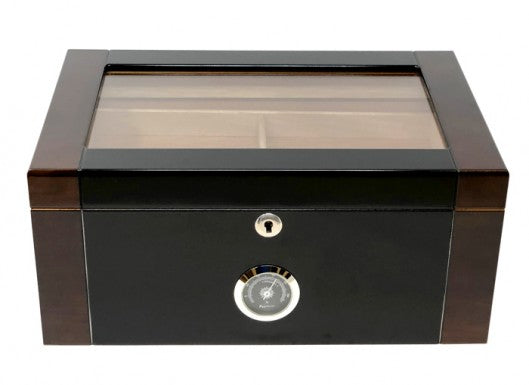 The Berkeley II High Glass Top Humidor by Prestige Import Group - 100 Cigar ct