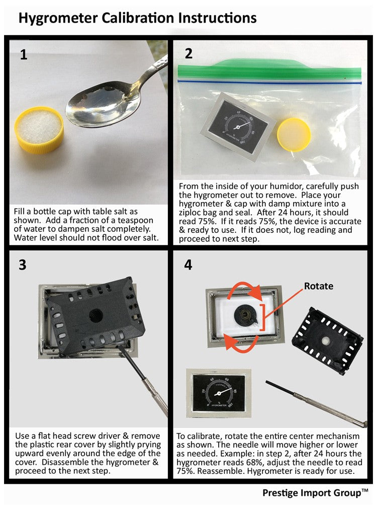 Prestige Imports Rockefeller 130 Ct. Ebony humidor with Eleven 64 Ring Gauge Cigar Display