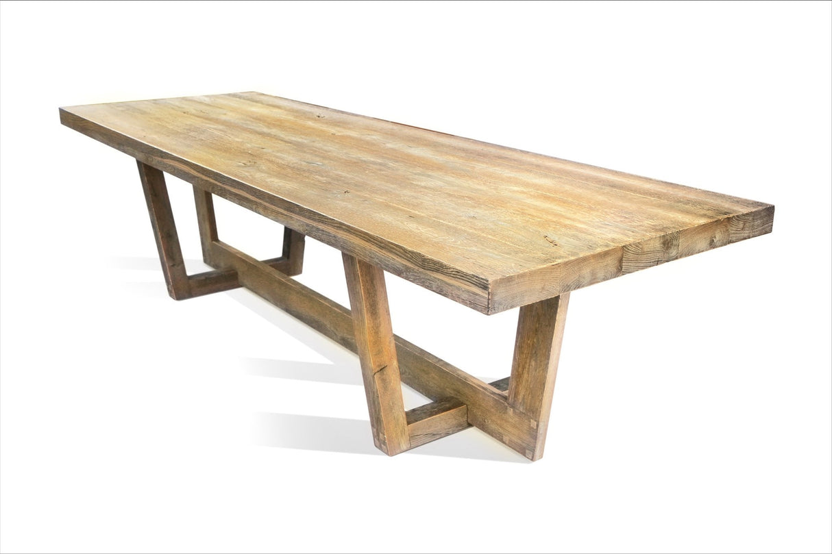 Maxima House Solid OAK wood Dining Table KAMELOT-III