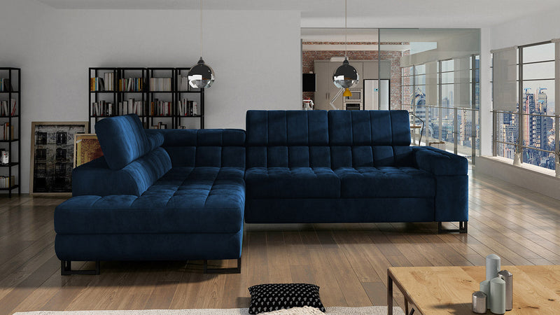 Maxima House Sectional Sleeper Sofa with storage ANDREA