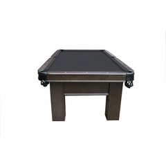 Plank & Hide Elias Wood Pool Table with Drawer (Size 8') 87009-GRG with Free Accessory Kit