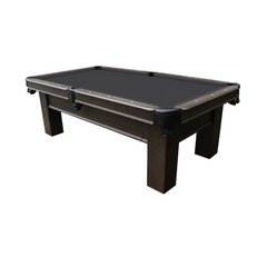 Plank & Hide Elias Wood Pool Table with Drawer (Size 8') 87009-GRG with Free Accessory Kit