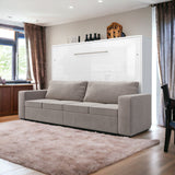 Maxima House Horizontal Murphy bed INVENTO with a Sofa, European FULL XL
