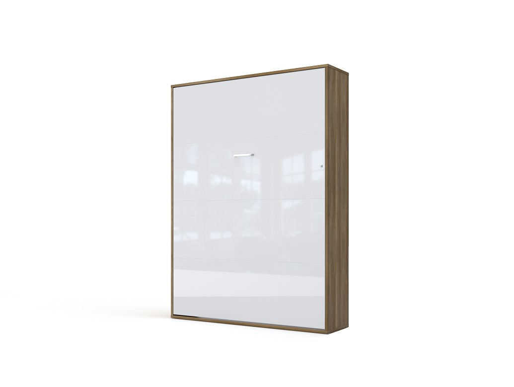 Vertical Murphy Bed Invento , European Full XL Size with mattress
