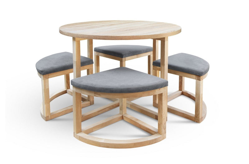 Maxima House MIRAGE-R Wood Dining Set