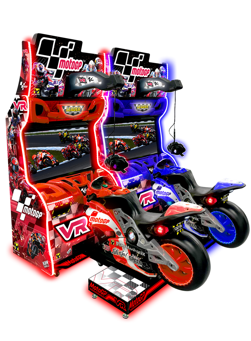 Raw Thrills MotoGP VR Motorcycle Arcade Racing Game - One Seat