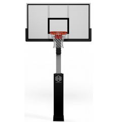 Dominator 72" Basketball Hoop - Shatterproof Aluminum Backboard 724-apa