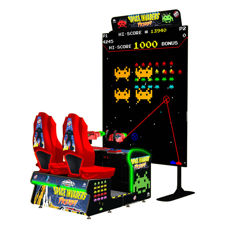 Raw Thrills Space Invaders Frenzy Video Arcade Game