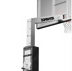 Dominator 72" Basketball Hoop - Shatterproof Aluminum Backboard 724-apa