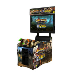 Raw Thrills Big Buck Hunter Reloaded Panorama Gun Shooting Arcade Game Offline